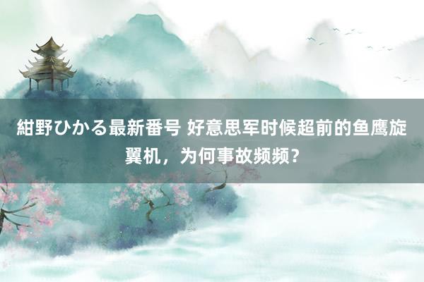 紺野ひかる最新番号 好意思军时候超前的鱼鹰旋翼机，为何事故频频？