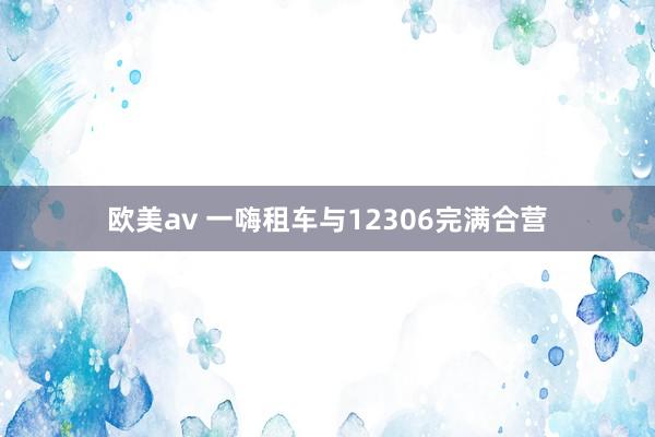 欧美av 一嗨租车与12306完满合营