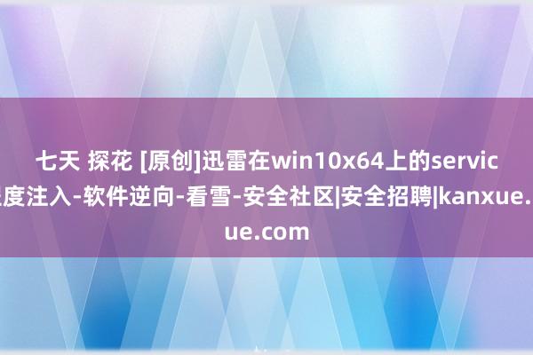 七天 探花 [原创]迅雷在win10x64上的services程度注入-软件逆向-看雪-安全社区|安全招聘|kanxue.com