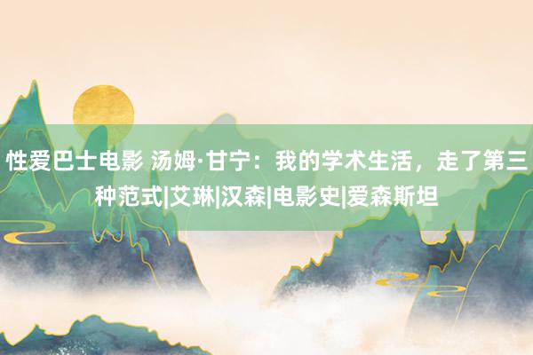 性爱巴士电影 汤姆·甘宁：我的学术生活，走了第三种范式|艾琳|汉森|电影史|爱森斯坦