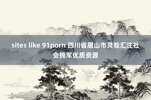 sites like 91porn 四川省眉山市灵验汇注社会拥军优质资源