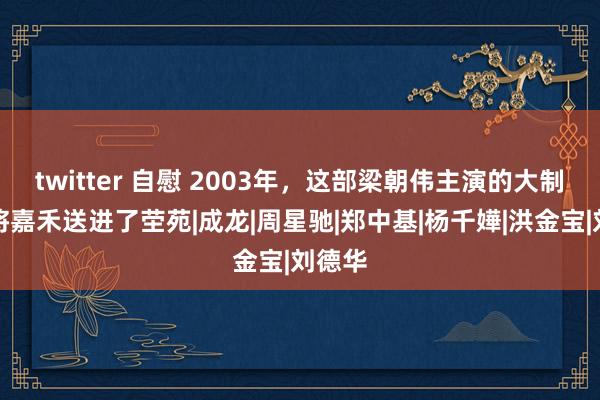 twitter 自慰 2003年，这部梁朝伟主演的大制作，将嘉禾送进了茔苑|成龙|周星驰|郑中基|杨千嬅|洪金宝|刘德华